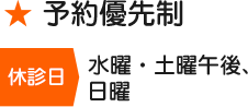 休診日